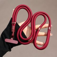 高档旋转扣手机挂绳斜挎可调节肩背挂脖结实外防丢摔多功能手机链