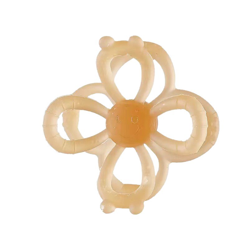 Manhattan silicona pétales de goma de diente para bebés hervida palillos de dientes para bebés pacificadores juguetes resistentes a la mordedura de manos goma de diente