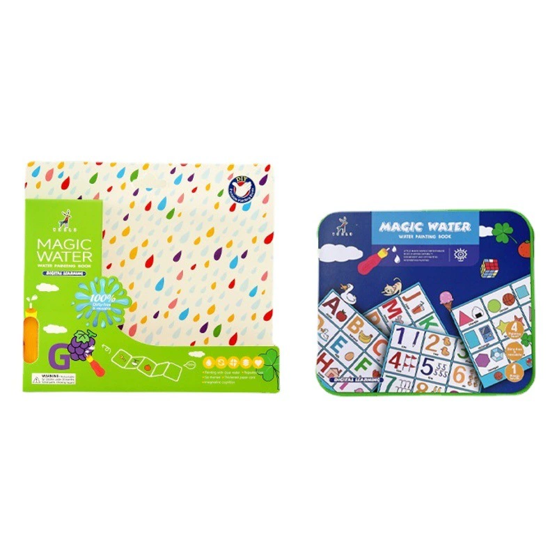 YUELU книга с картинками детский сад раскраска Волшебная водная живопись книжный костюм Детский граффити вода Детские Подарочные игрушки
