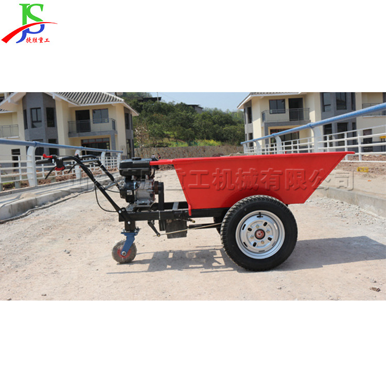 pequeño sitio de construcción empuje de mano camión de transporte de construcción de pavimento empuje de mano triciclo doméstico tira equipo de transporte de grano