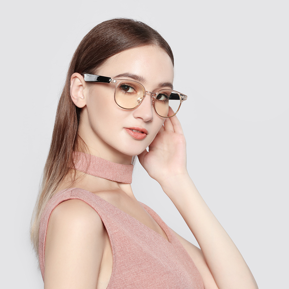 新款智能蓝牙耳机运动眼镜开车太阳眼镜智能耳机蓝牙5.0不入耳