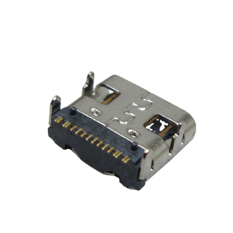 Разъём Type-C 16-pin, тройная литая гнездовая конструкция, 16-контактный Type-C для высокотоковой быстрой зарядки