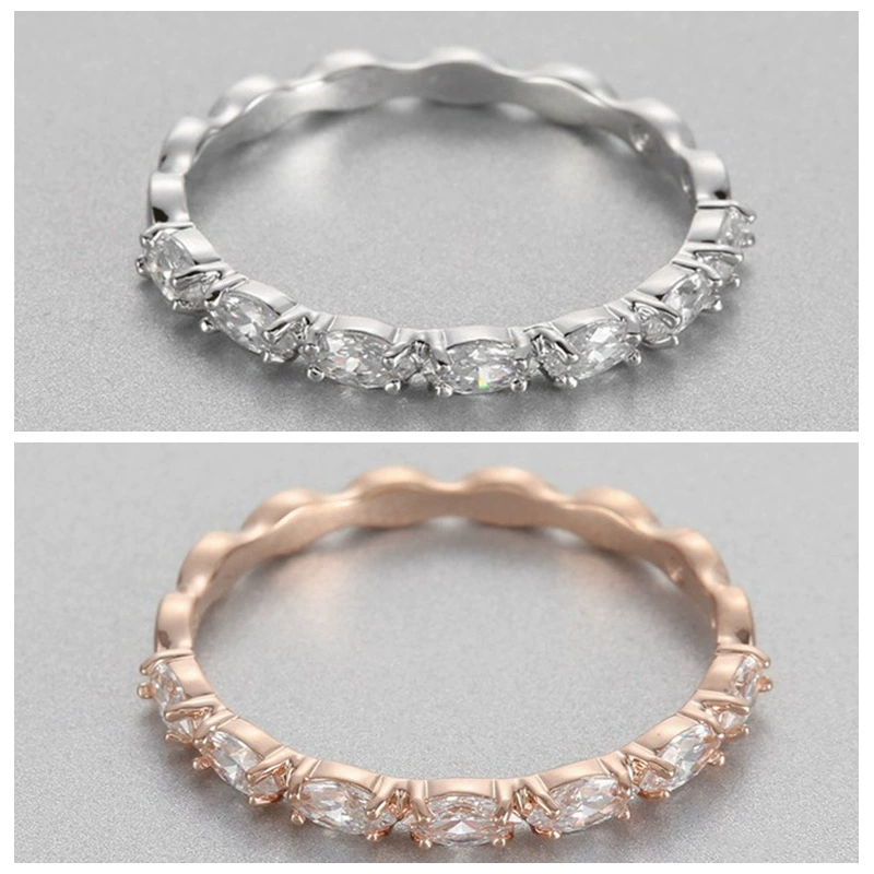 Мод ring? Fashionable shiny wedding ring, simple and elegant design, diamond encrusted