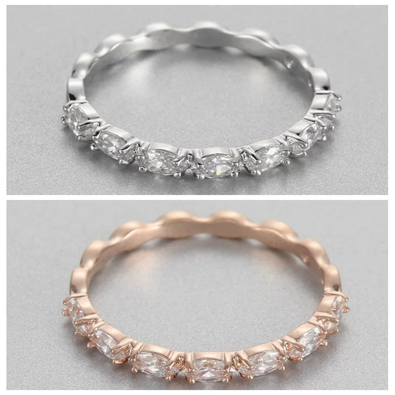 Мод ring? Fashionable shiny wedding ring, simple and elegant design, diamond encrusted