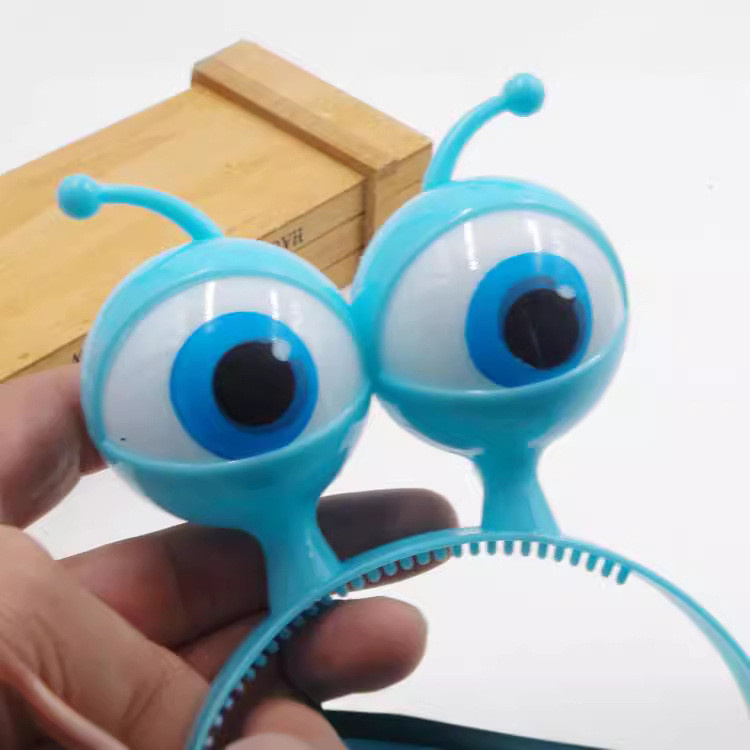 Luminoso juguete flash cabeza hebilla Halloween diadema Alien horror concierto accesorios al por mayor divertido fantasma