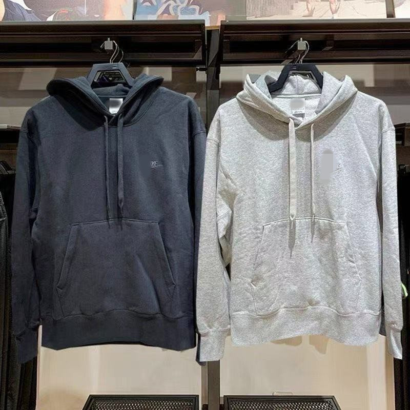 New Autumn and Winter Sweatshirt with Chinese Cotton Embroidery, Fleece-Lined and Thickened, Hooded Top, Loose Fit, Unisex, Model V2649-11