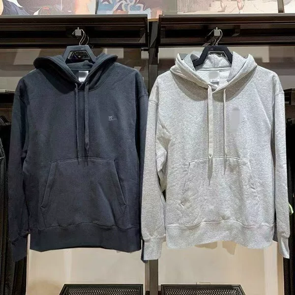 New Autumn and Winter Sweatshirt with Chinese Cotton Embroidery, Fleece-Lined and Thickened, Hooded Top, Loose Fit, Unisex, Model V2649-11