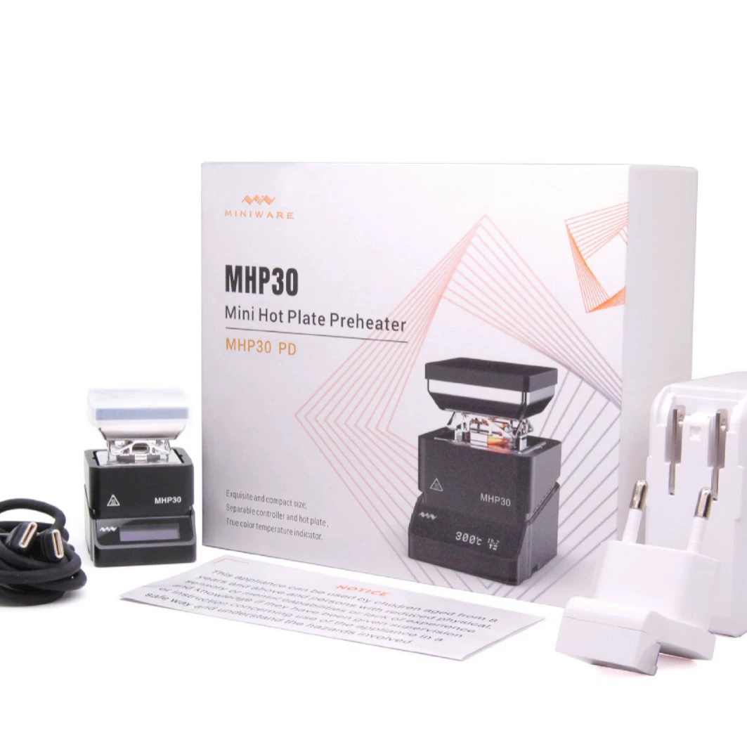 Мини-нагревательная платформа MHP30PD подходит для интеллектуального обновления прошивки с поддержкой постоянной температуры, легко переносится с источником питания