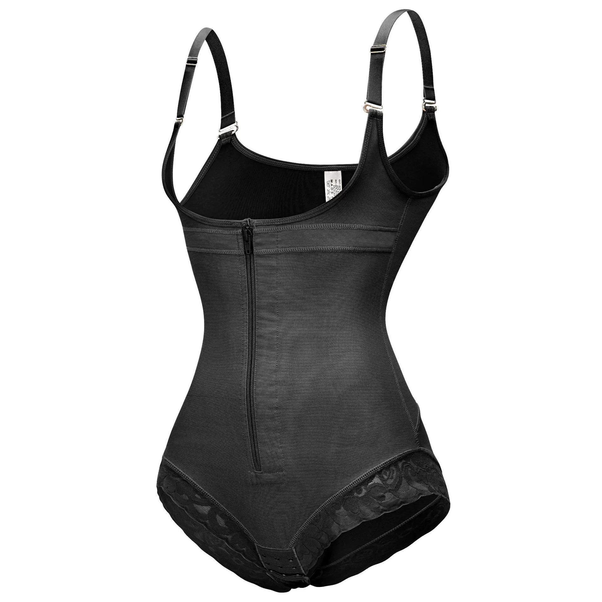 Изначальный источник Amazon Полный корпус формы Shapewear сетка кружево удлиненный комбинированный костюм для женщин