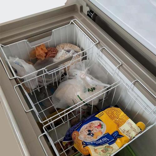 冰柜置物架挂架吊篮筐子食品置物筐雪糕分隔栏收纳分类框冷柜冰箱