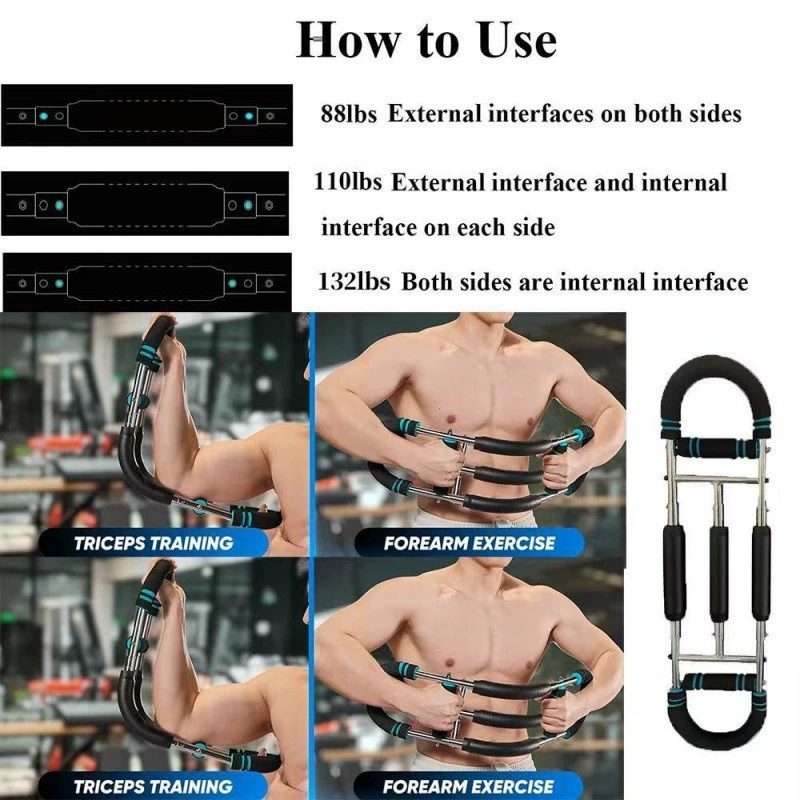 New cross-border temu three-speed arm lever adjustable spring tensioner arm lever force device explosive exercise equipment