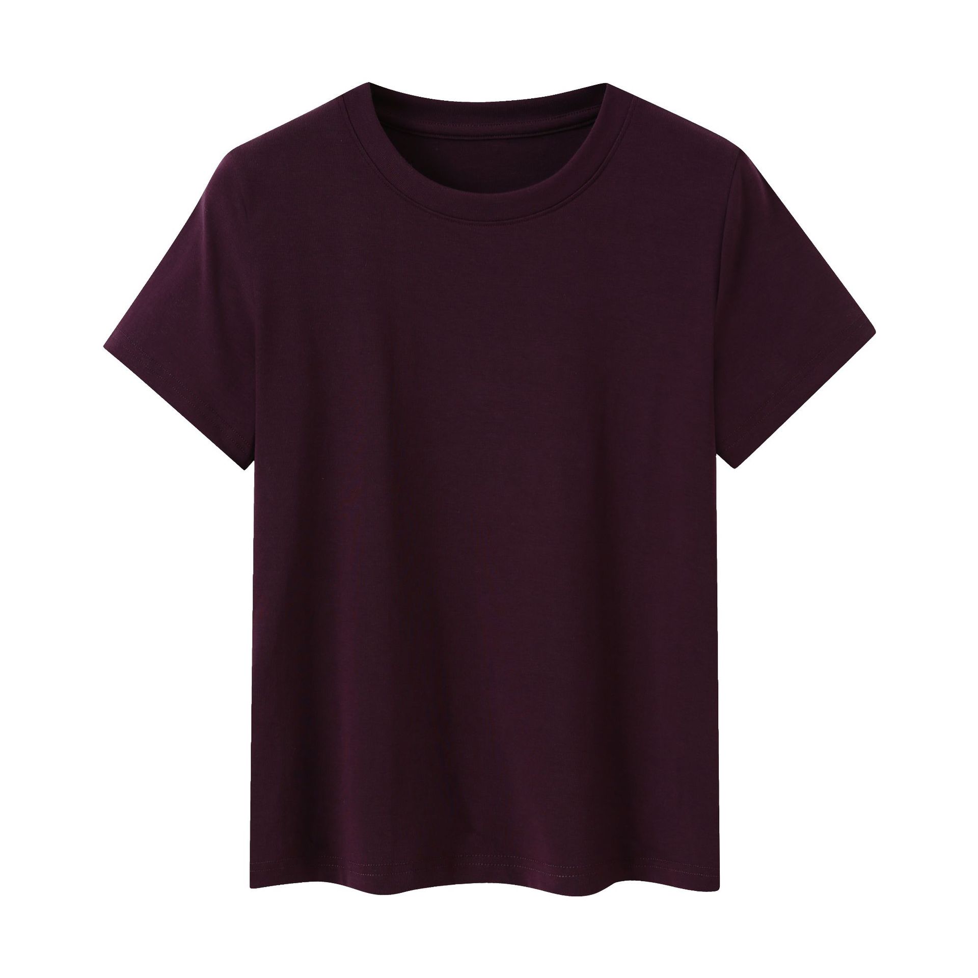 2025 New Round Neck Flying Sleeves Tencel Lyocell Mask T-Shirt Women's Fashionable Casual Versatile Elastic Elegant Summer 5