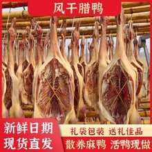 湖北荆门特产腊鸭风干鸭正宗腌制咸鸭农家晾晒风干鸡整只板鸭腿