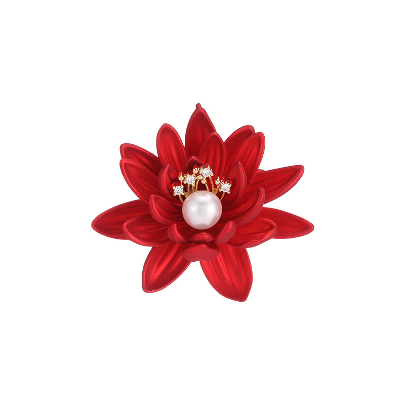 Chinesischen stil rot lotus brosche high-end luxus atmosphäre perle brosche anzug mantel pin herbst und winter kleidung_voghion.com