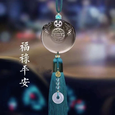 Light luxury car accessories interior Car hanging - ice-obsidian-double-dragon-fu-moran