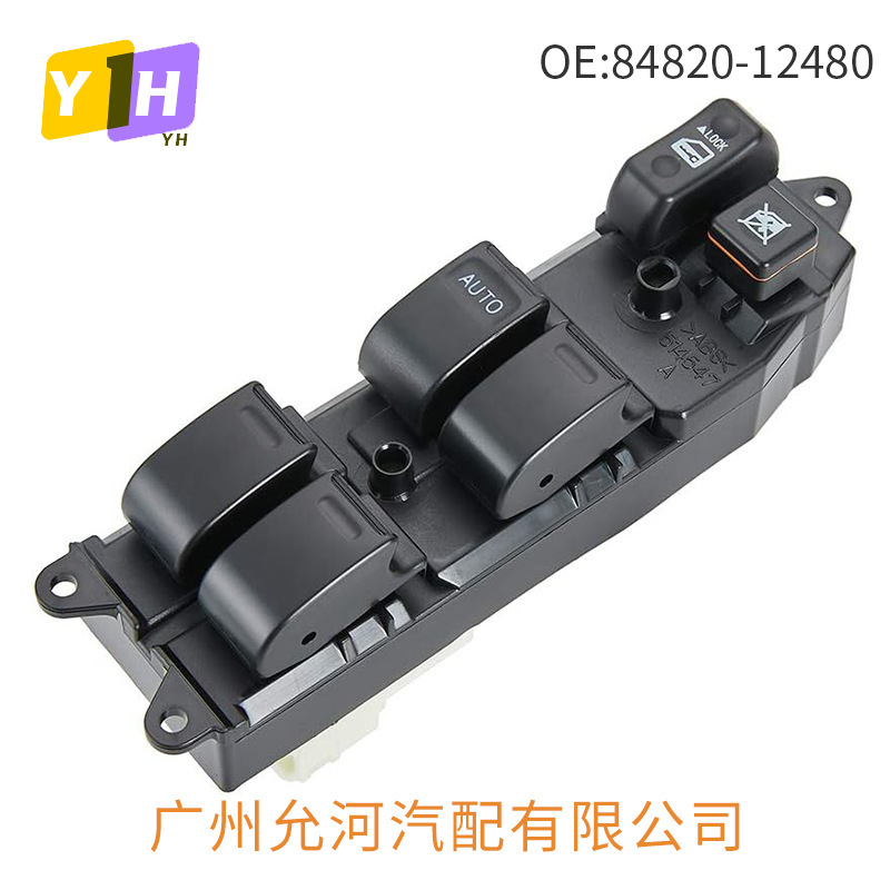 84820-12480 Is Suitable for Toyota Corolla Camry Auto Parts Left Front Door Glass Lift Master Switch