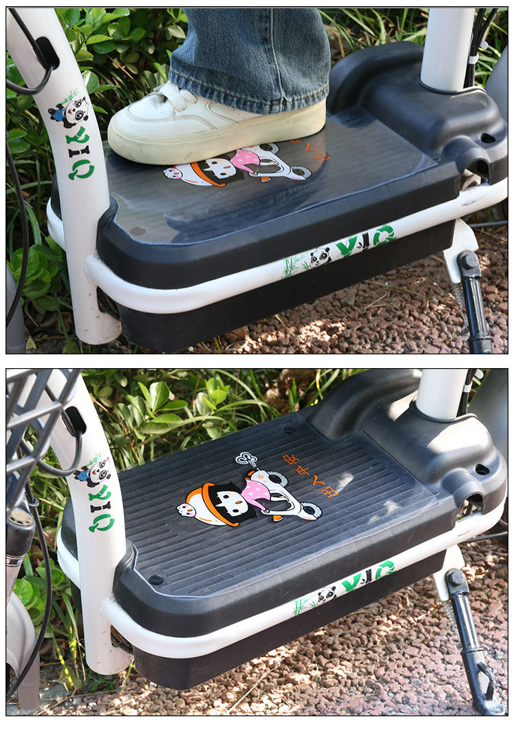 2023 New Real Waterproof Electric Vehicle Foot Pad Free Cutting Non-Slip Dustproof Battery Pedal Motorcycle Bicycle Pad