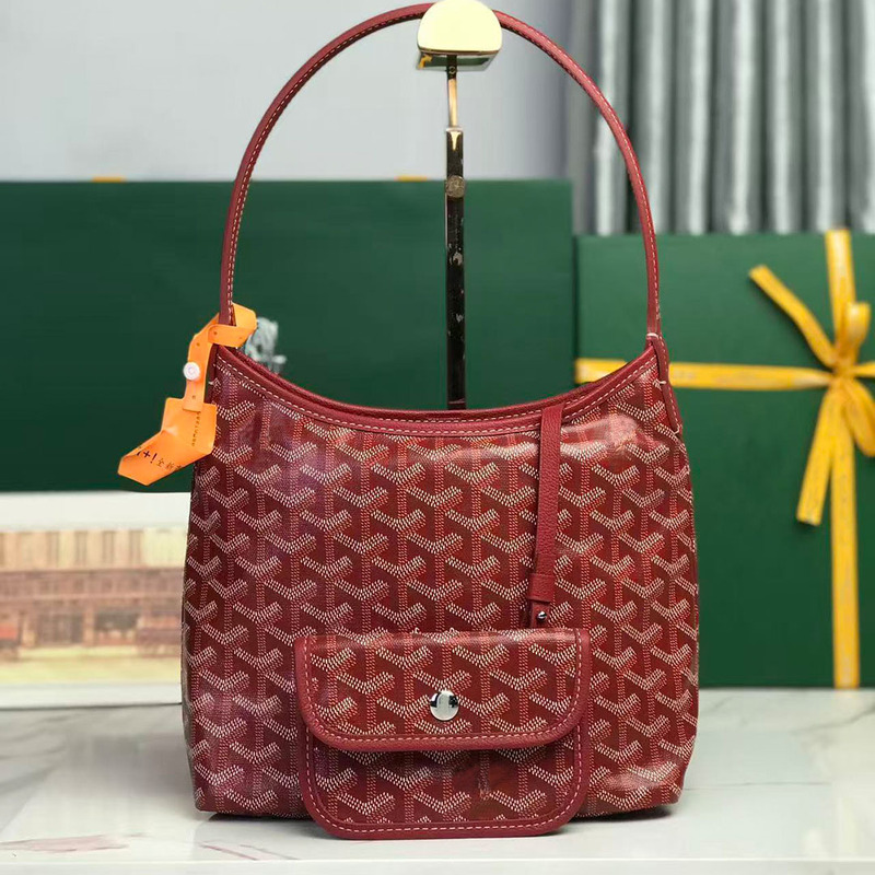 New model genuine leather dogtooth mini hobo bag, vintage pattern underarm bag, women's shoulder bag, mother-daughter shopping bag, genuine leather handbag