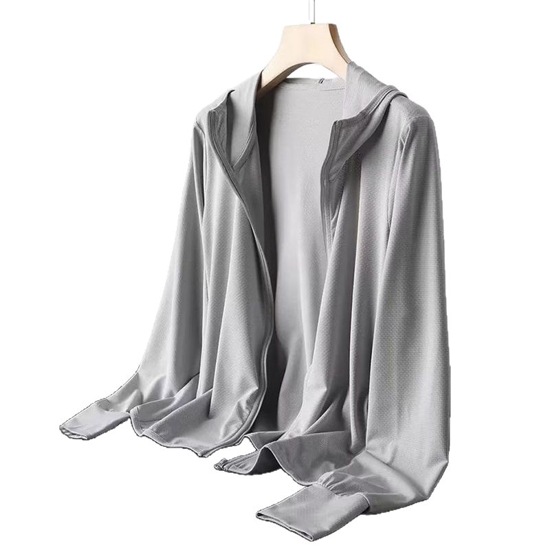 Hombres y mujeres chaqueta transpirable para ropa de protección solar de verano al aire libre camisa de protección solar de malla ligera y delgada comercio exterior transfronterizo