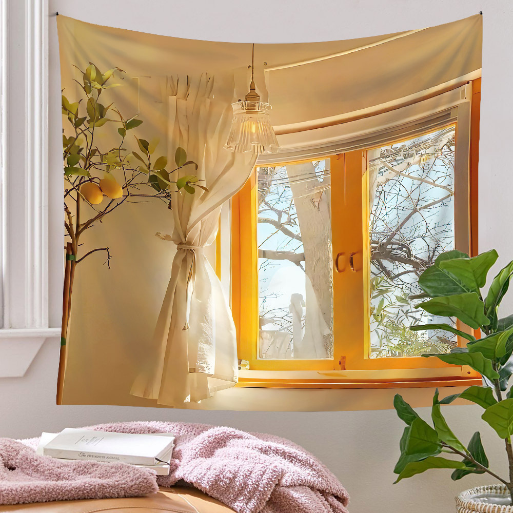 Bohemian Style Simulation Window Room Decoration Tapestry Wholesale Nihaojewelry display picture 5