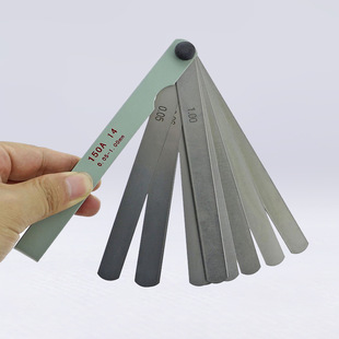 Feeler gauge stainless steel high precision single piece plug gauge thickness gauge clearance gauge valve clearance gauge 0.02-1.0mm