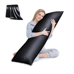 Cross-Border Satin Body Pillowcase Silk Soft Travel Children's Pillow Envelope Style Pregnant Women Side Sleeping Leg Pillow