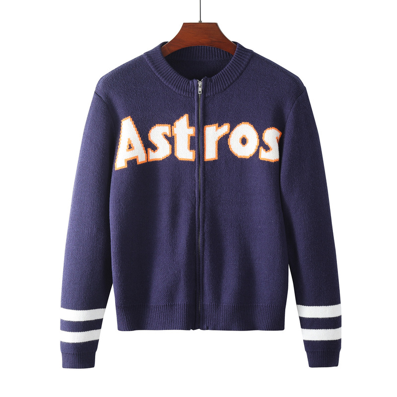 Quality In-Stock Goods 2026 Autumn European and American Knitwear Football Team Uniforms Cross-Border Knit Jackets