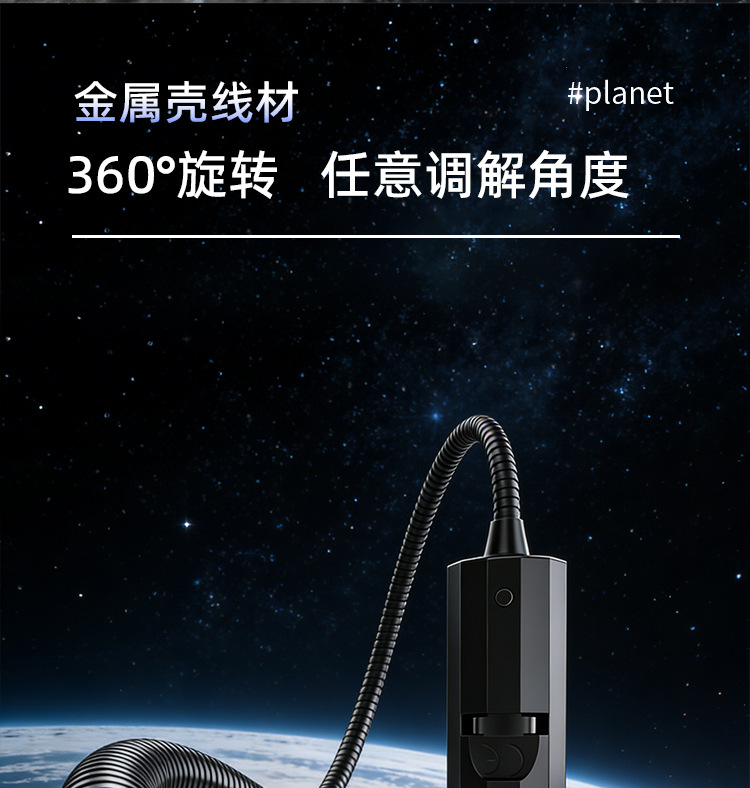 New Car-Mounted Starry Sky Light, Starry Sky Projection Light, Welcome Light, Creative Romantic Car Atmosphere Light for Couples' Bedroom, Moon Light