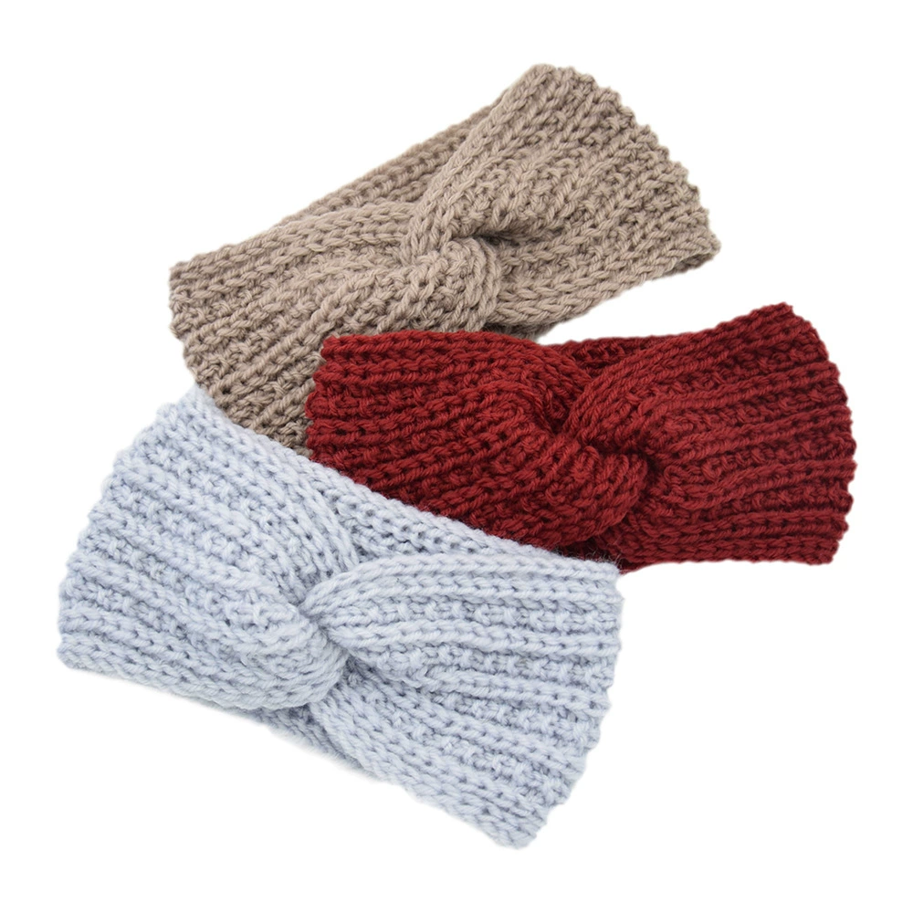 Ретро повязка на голову, knitted эластичная косынка для лица, для йоги, европейский стиль