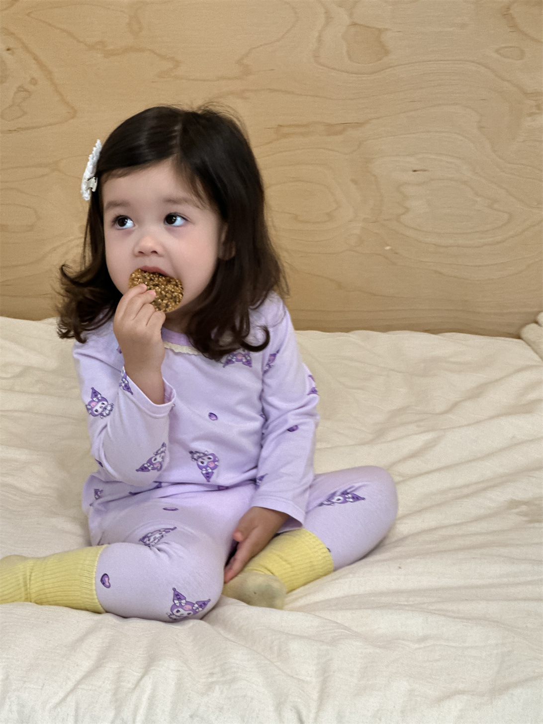 2025 ropa de otoño niñas pijamas bebés ropa infantil coreana ropa infantil ropa de casa bebé dos piezas ropa de otoño