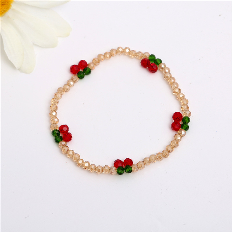 F002 香槟色樱桃手链 2022.08.21.