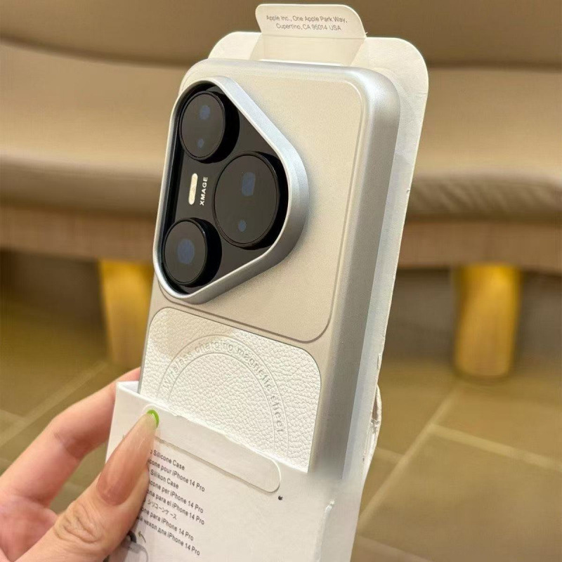 Suitable for Huawei Pura70Pro Mobile Phone Case P70Pro+ Anti-Fingerprint Lychee Pattern Electroplated Case Magnetic Magsafe Suitable for Huawei Pura70Pro Mobile Phone Case P70Pro+ Anti-Fingerprint Lychee Pattern Electroplated Case Magnetic Magsafe