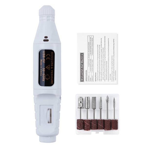 Versión actualizada de pulidor de uñas tipo lápiz portátil de pulido de uñas pulidor de uñas herramientas de manicuras Nailsander