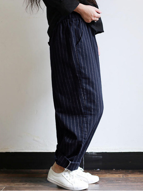Striped Long Pants Image 2
