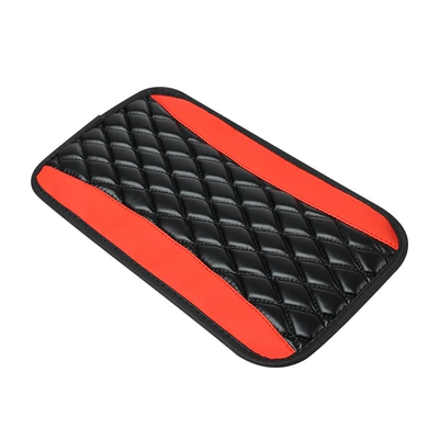 Armrest box pad new quilted embroidered stitching car - hxd-red