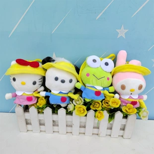 Мягкие игрушки Sanrio: KT лягушонок собачка