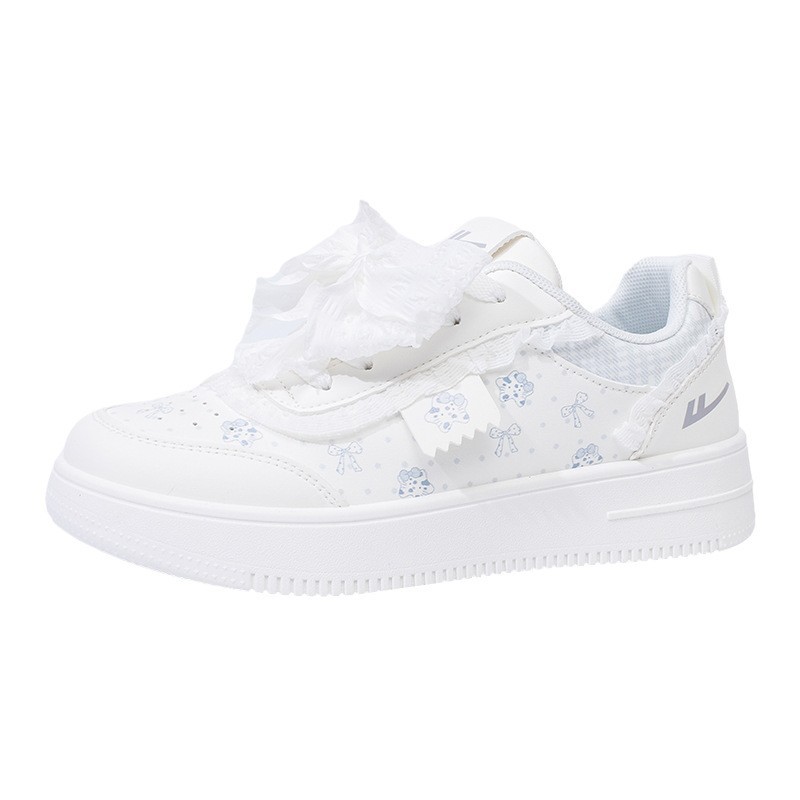 Retorno de terciopelo calentador zapatos de suela gruesa de moda mujer arco oso lindo zapatos de estudiante invierno nuevos zapatos casuales