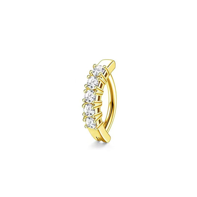 Labret piercing jewelry detail image