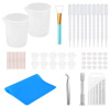 Epoxy resin, crystal, silica gel tools set, measuring cup, mixing stick