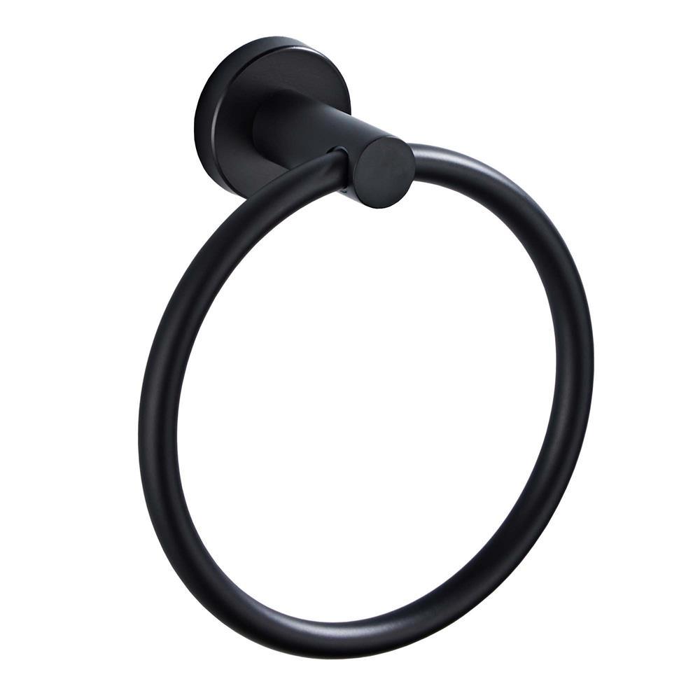 Black towel ring north contained towel rack towel coil towel hanging ring wiped towel hinge ring ring