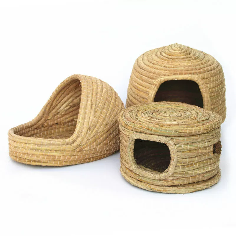 Гнездо из перепелиной травы, голубиное гнездо, зимнее уличное куриное гнездо, кроличье соломенное гнездо, сельское гнездо для откладывания яиц, уличное гнездо для дома