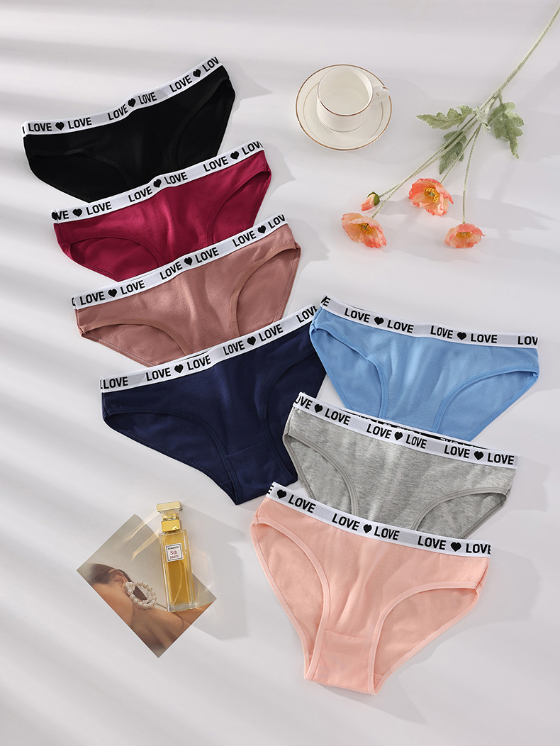 35g Weight Low Waist Panties Waist Briefs Panties Style Panties Lingerie Type Cotton Spandex Fabric Type 1 Piece Quantity Vocabulary Words/Name, Color Block Pattern All Seasons Season Women's Gender Simple Style Style Vocabulary Words/Name Color Block Simple Style Cotton Spandex All Seasons Low Waist Briefs Panties Panties 无