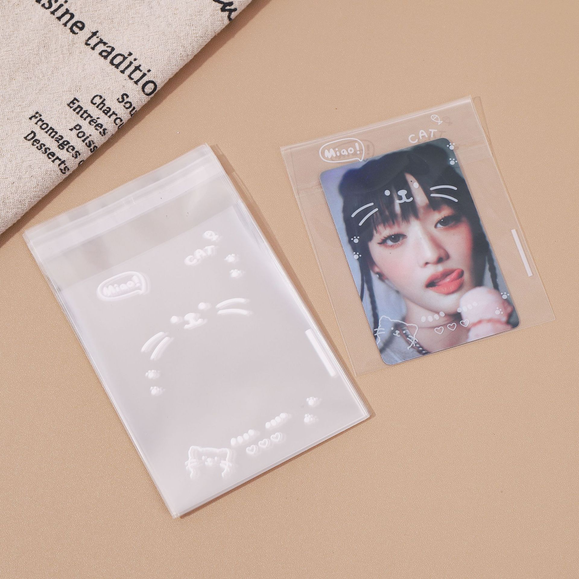 흰고양이(50매입) 8*10+3