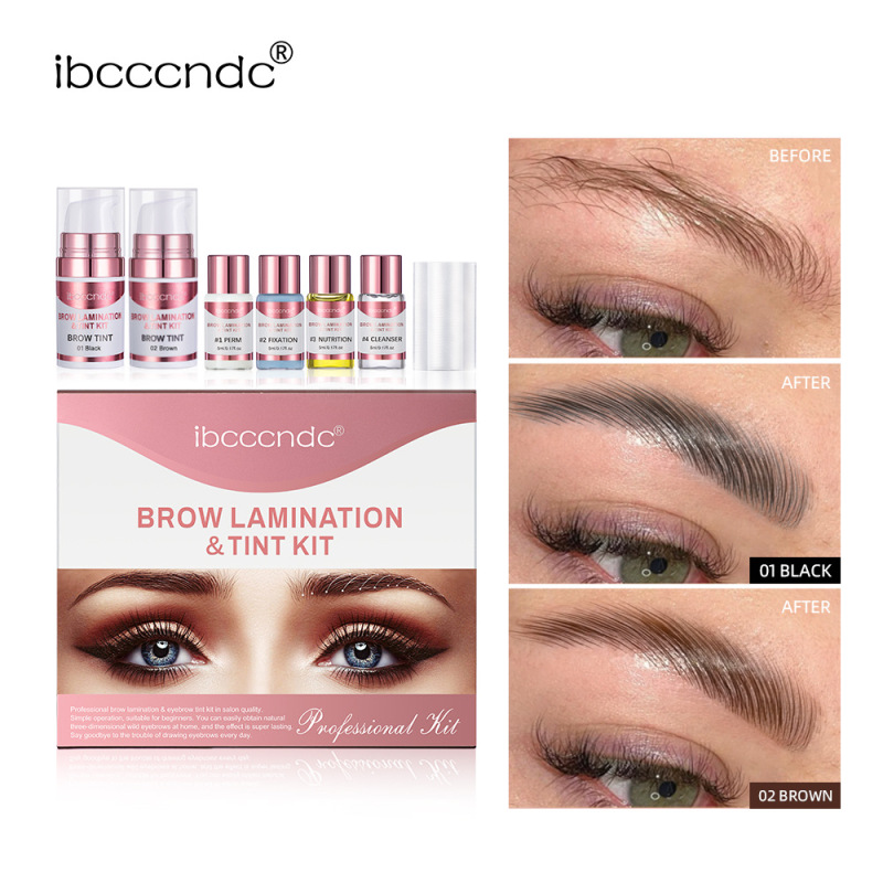 ibcccndc 新しいホット染め眉毛セットクロスボーダー染め眉毛セットクイックスタイリング眉毛パーマセット|undefined