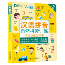 汉语拼音自然拼读训练 手指点读发声书 正版书籍儿童拼读训练
