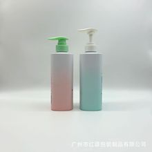 300ML500ML750毫升四方圆角瓶塑料瓶 大容量洗发水沐浴压泵乳液瓶