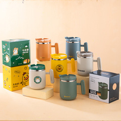 304 stainless steel mug double layer ins style coffee milk cup creative Japanese water cup thermos cup gift