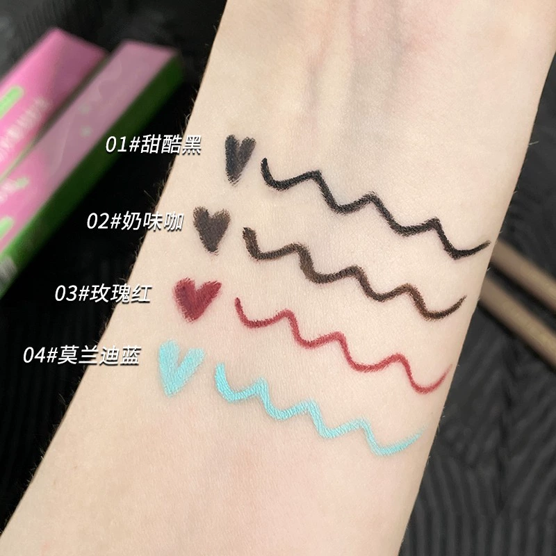 Waterproof eye pencil, for beginners, long-term effect, no smudge