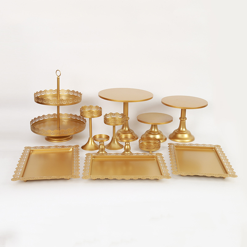 Hotel decoración merienda placa accesorios de la boda soporte de la torta sitio de la boda diseño postre Mesa restaurante postre mesa de exhibición