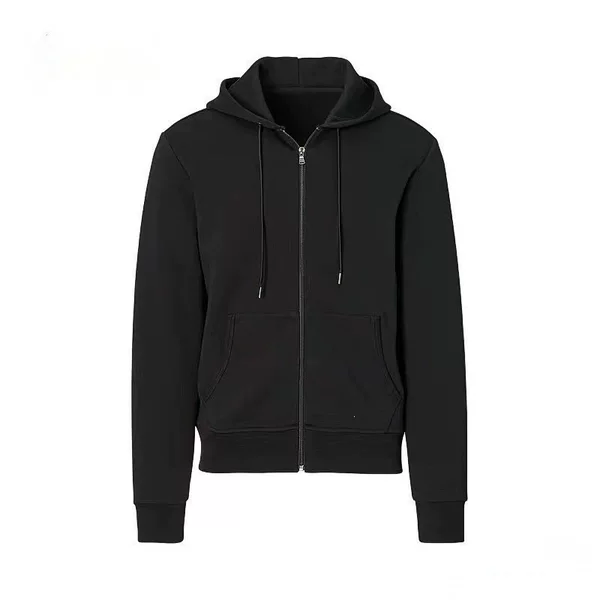 Men's Hooded Sweatshirt with Ralph Lauren Embroidery, Solid Color, Zip-Up, Trendy Brand, Loose Fit, Casual, Versatile, Couple Style